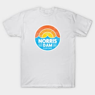 Norris Dam Sunset Design (Worn) T-Shirt